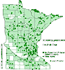 Minnesota county distribution map