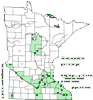 Minnesota county distribution map
