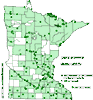 Minnesota county distribution map
