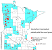 Minnesota county distribution map