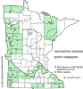 Minnesota county distribution map