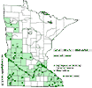 Minnesota county distribution map