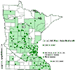 Minnesota county distribution map