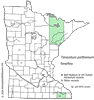 Minnesota county distribution map