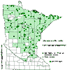 Minnesota county distribution map