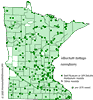 Minnesota county distribution map