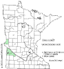 Minnesota county distribution map