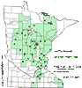 Minnesota county distribution map