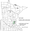 Minnesota county distribution map