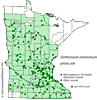 Minnesota county distribution map